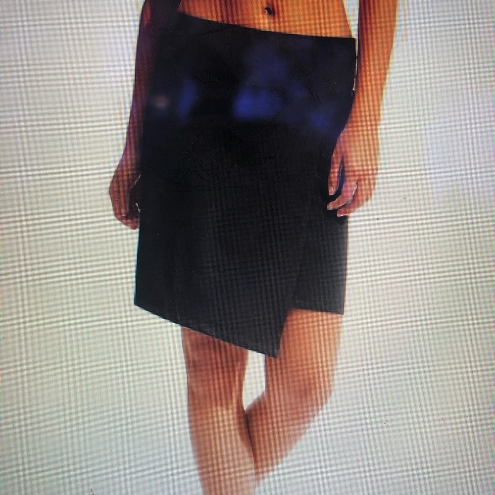 Athleta Seaside Foldover Skirt Black XSmall